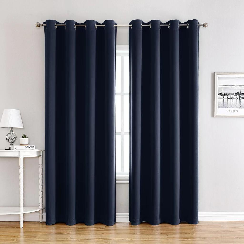 Full Blackout Simple High-Precision Finished Curtains