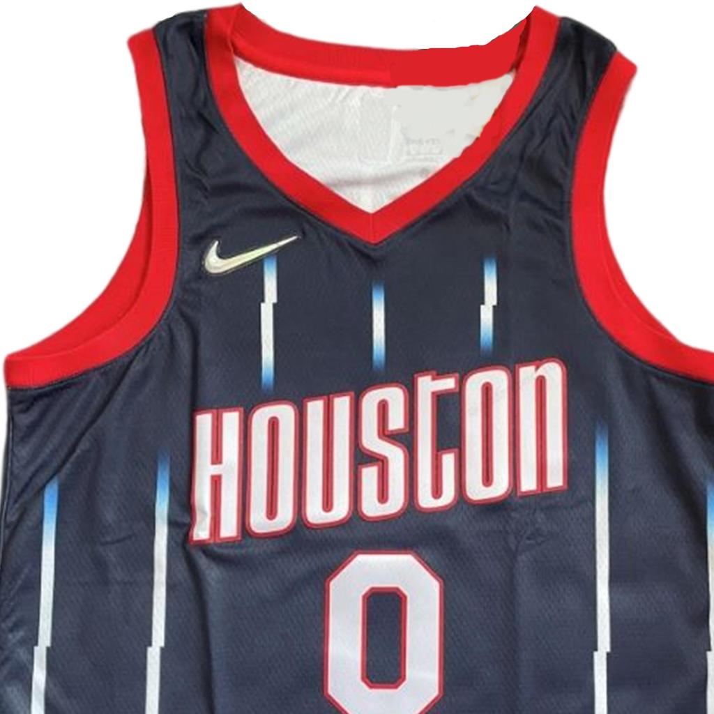 Nike X NBA Houston Rocket Jerseys 'Jalen Green 0' Men's DB4029-424