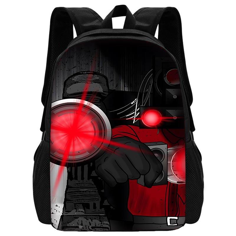 TITAN SPEAKER MAN Child School Backpack With Shoulder Bag Pencil Bags School Bags for Boys Girls Best Gift