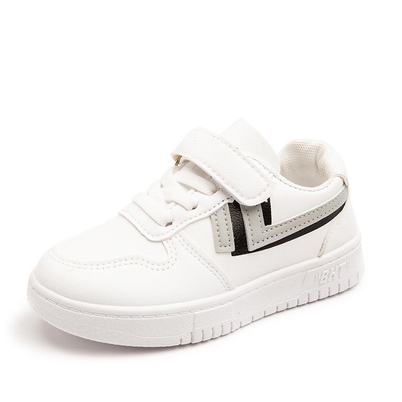 Performance classmates children's little white shoes boys' shoes 2025 spring and autumn new student girls white sports shoes