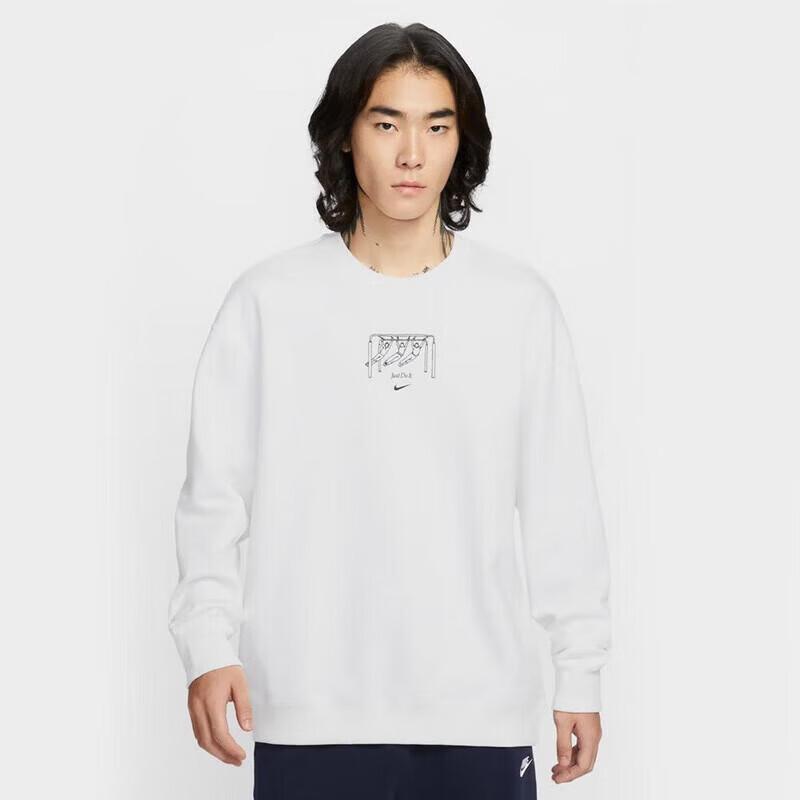 Nike Men's Sportswear Print Crewneck Sweatshirt IO2731