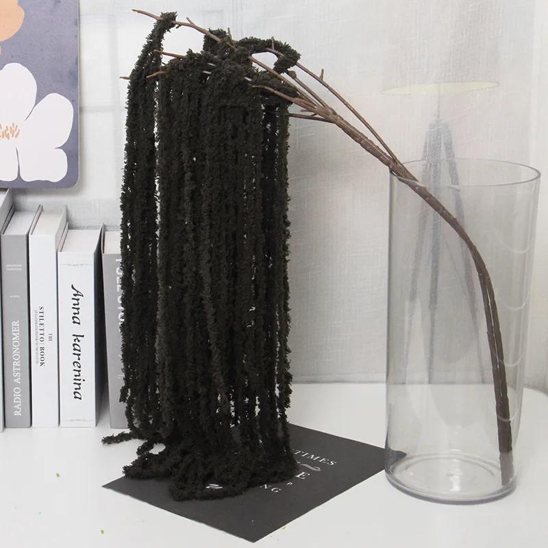 DIY Dried Flowers Hanging Amaranthus for Wedding Arch Bridal Bouquets Decor Eternal Lovers Tears Nordic Shop Windows Display