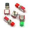 Round Momentary Pushbutton Switch PS-102, Self-Resetting, with Cap, 3/6 Pins