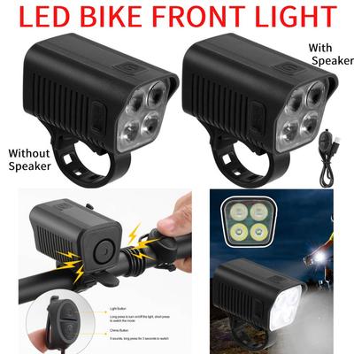 LED Bicycle Headlights Road Bicycle Horn Lights USB Charging Bicycle Headlights Ultra-Bright Bike Headlights Bicycle Accessories
