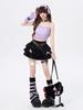Japanese Kawaii Pleated JK Short Skirts Harajuku Y2k Lolita Style Mini Skirt Women Korean High Waist Bow Ruffles Cake Skirts