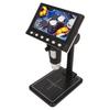 LCD Digital Microscope 4.3 Inch 1000x Rechargeable Video Camera Microscope with 8 LED Light for