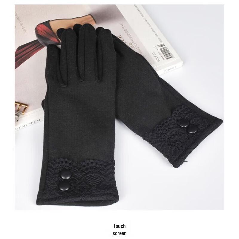 Women's Warm Anti-Pilling Scarf & Gloves Set