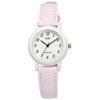 Casio Analoge Uhr Chipkashi Günstige Casio Pastell Lila Lederband Rundes Zifferblatt Damen Übersee-Modell [Casio] LQ-139L-6B [Artikel]
