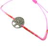 Les Trésors De Lily [P5075] - Ethnic Steel Bracelet 'Tree of Life' Pink - 15 Mm