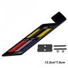 3D Metal V Logo Badge Sticker Front Grill Side Fender Rear Trunk Emblem Decal