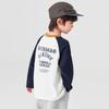 Boys' Casual Colorblock Raglan Long Sleeve T-Shirt