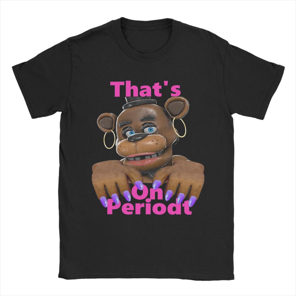 Men Women Graphic Printing FNAF At Freddys Tee T Shirt 100% Cotton T-shirts Clothing