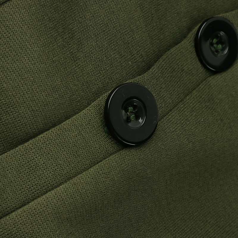 Women Winter Warm Dress Spring Basic Maxi Dress Vintage Long Sweatshirt Dress Casual Pullovers Long Sleeve Button Vestidos