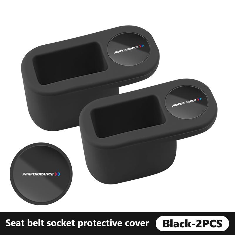 Car Seat Belt Buckle Anchor Socket Anti-Collision Protection Cover For BMW Performance M Alpina E71 E83 F30 M6 F01 F20 X1 X2 X3 H1