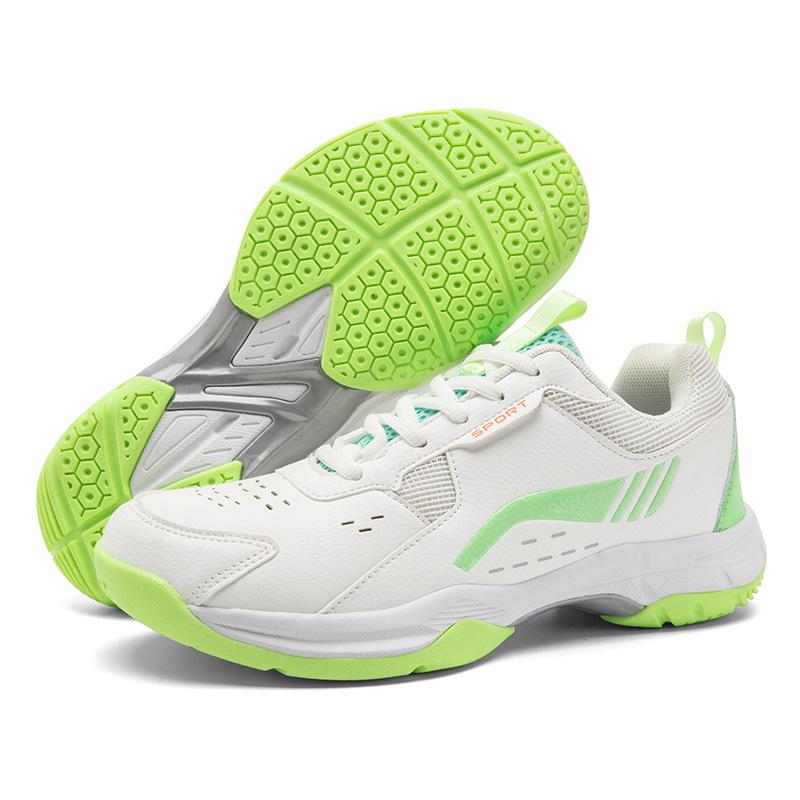 

New badminton shoes men s and women s sports shoes indoor and outdoor training shoes table tennis shoes tennis shoes 44 фарби люмінесцентні зелений колір