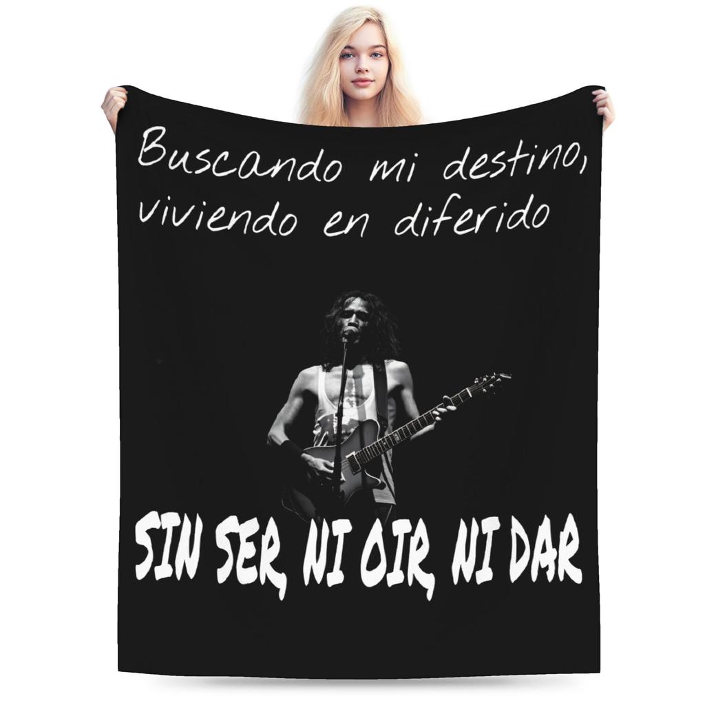 Extremoduro Spanish Rock Band Blanket Quality Soft Bedding Throws Autumn Students Couch Chair Sofa Bed Aesthetic Bedspread