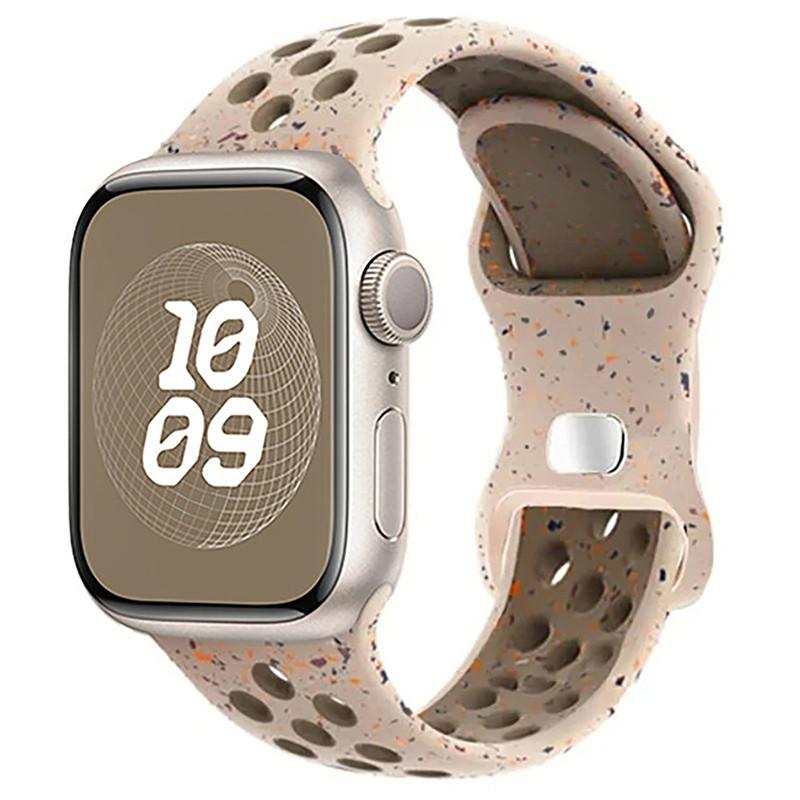 Sport Strap Colored Particles Rubber Band for Apple Watch 49mm 46mm 45mm 44mm 42mm 41mm 40mm  for IWatch 11 10 9 8 7 6 5 4 3 SE