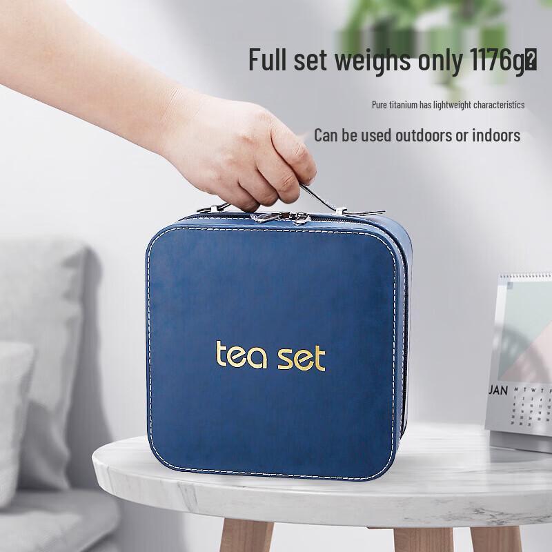 IMOGY Pure Titanium Portable Tea Set