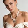 Seaside Vacation Style Necklace, Summer Style, Personality, Collarbone Chain, Niche High-End Sense, Exquisite Necklace Women