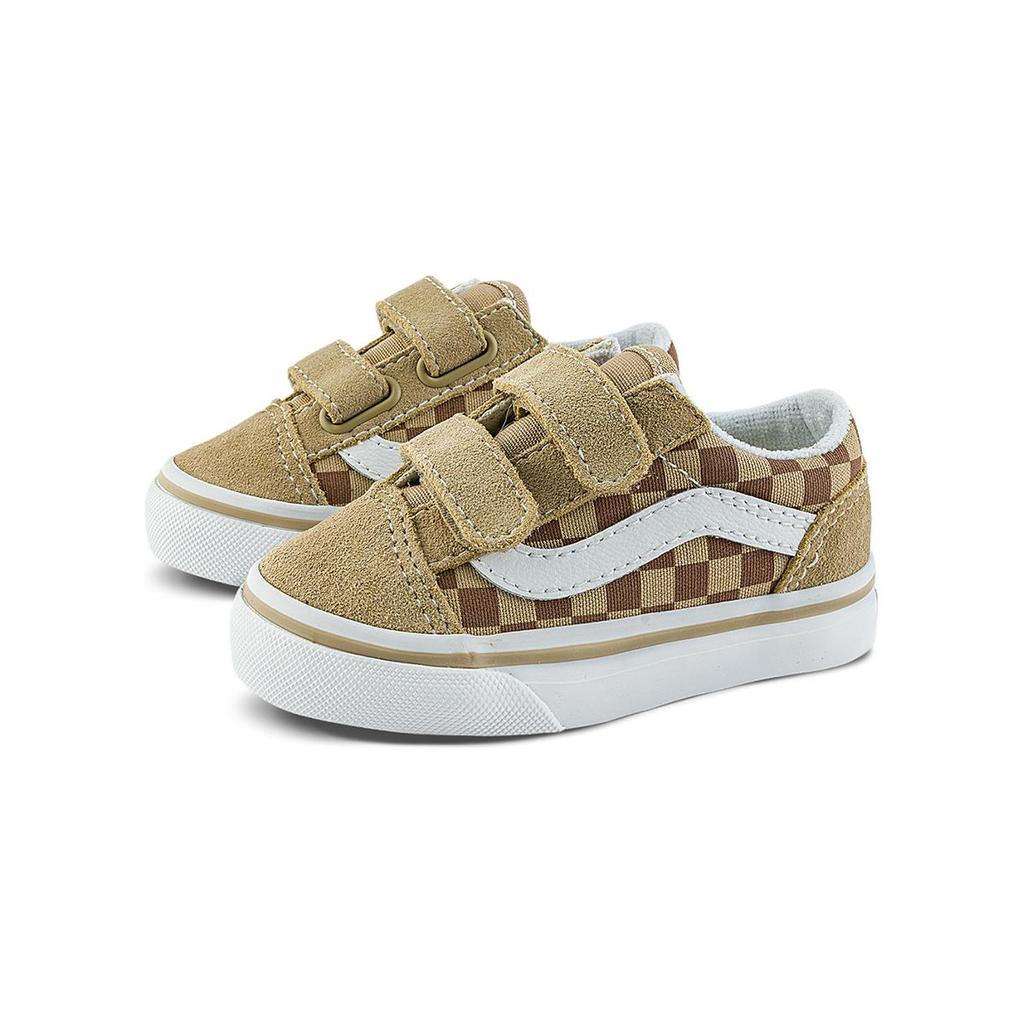 Vans Comfortable Lightweight Durable Low-Top Walking Shoes Baby Shoes Brown VN0009RCBF2