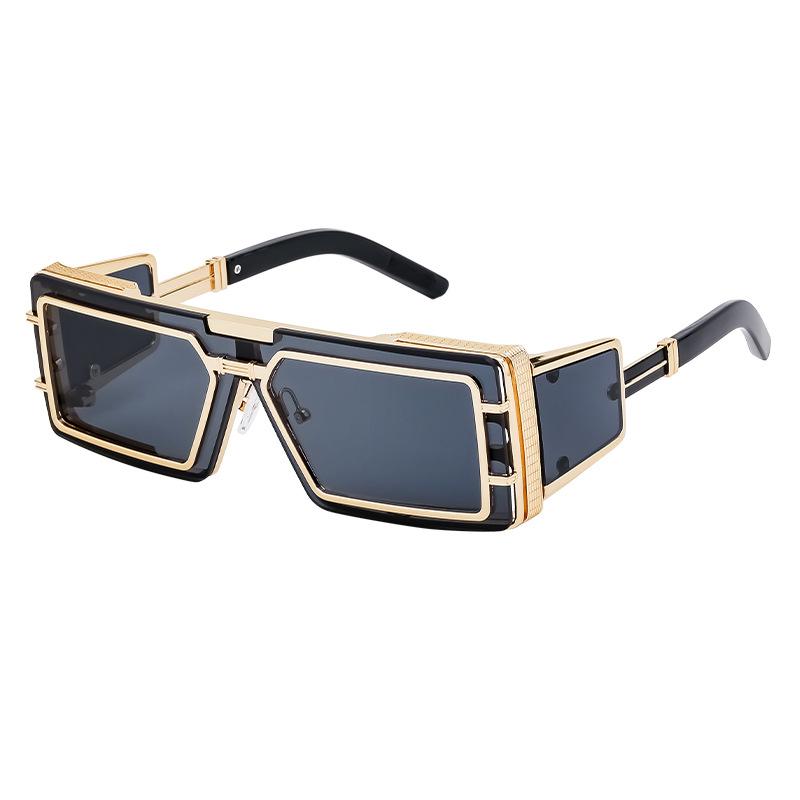 Full-Frame Glasses Men'S Future Technology Advanced Sense Square Sunglasses Sunglasses Shades