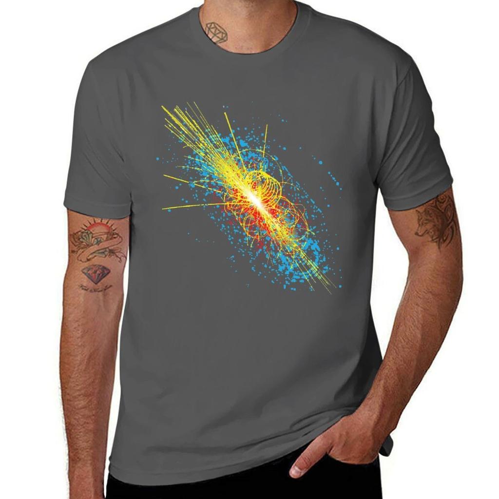 Higgs Boson Particle Quantum Theory Sci Fi Art Funny Gift Tshirt Nonshrink Basic Cotton Tshirt