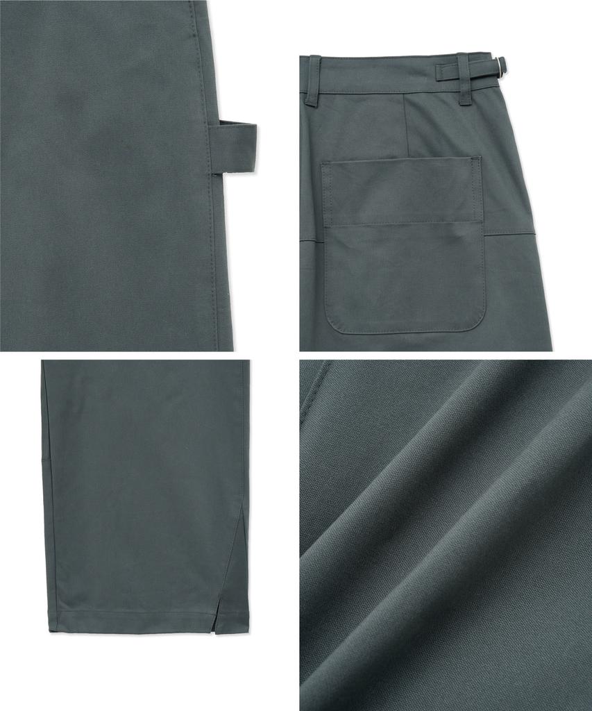 BIG UNION Moleskine Wide Work Pants (Gray)