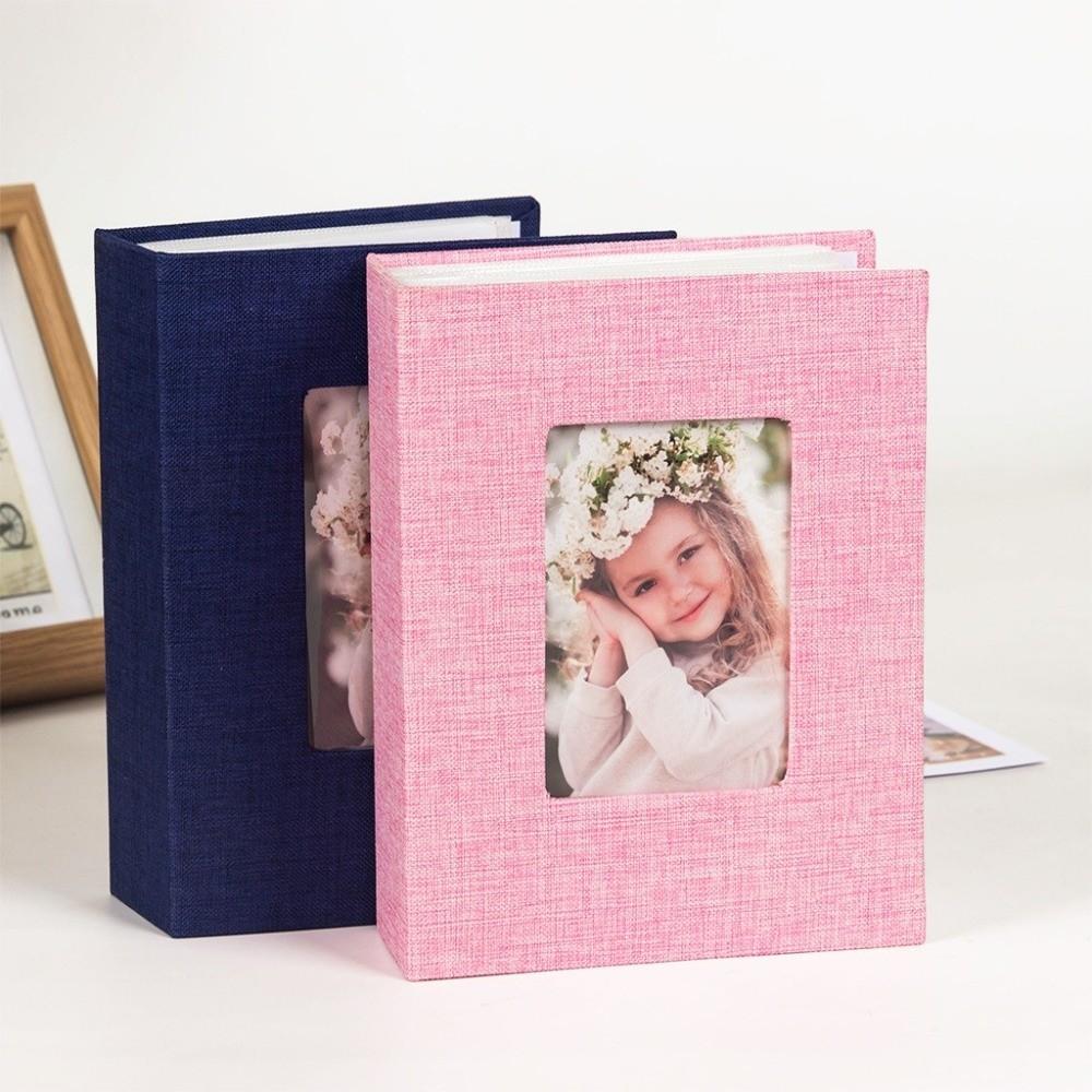 Cloth Cover Scrapbook Album Laminated Photo Storage Slip-in Picture Albums  Baby Growth Record
