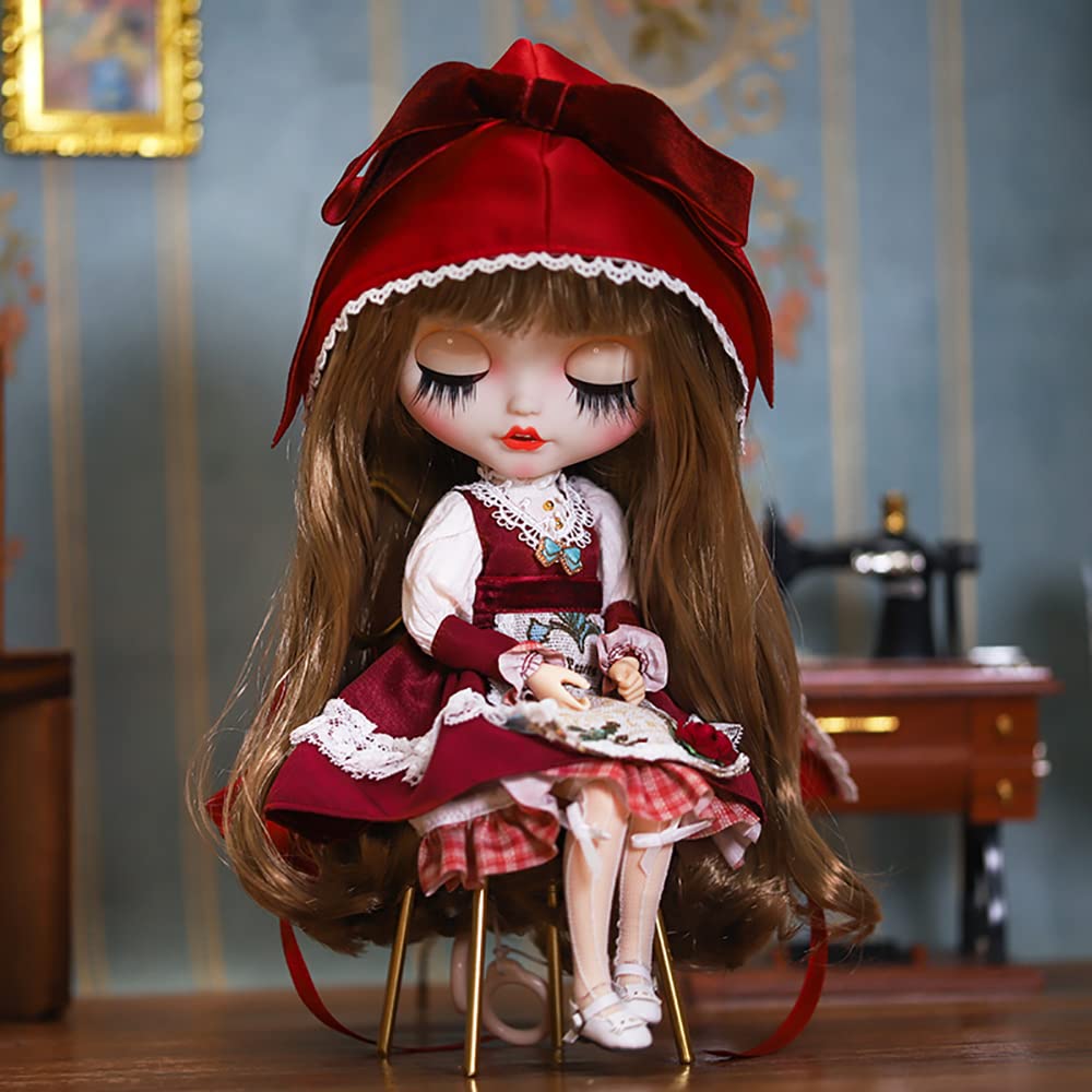 ICY Fortune Days Doll Clothes, 1/6cm Doll Dresses & Accessories, Suitable for Blythe, Obitsu, and Licca-chan Dolls (6+) (BL11209)
