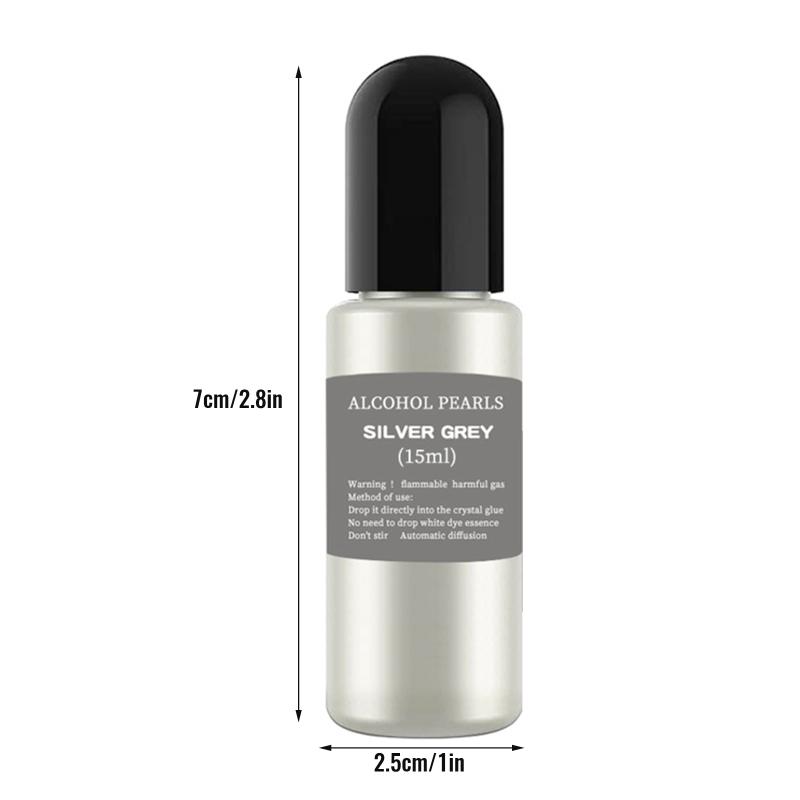 15ml Metallische Kunsttinte Alkoholharz Pigment Diffusionsflüssigkeit Für DIY UV Epoxidharz Schmuckherstellung Harzhandwerk 12 Farben