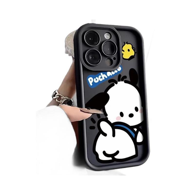 Cute Pacha Dog Is Suitable for Apple 15 Mobile Phone Case iPhone14 New 13 Cartoon 12 All-inclusive 11 Anti-drop Xr