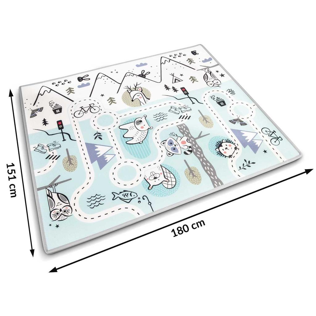 Educational Foam Roll Mat 180 X 150 X 1.5 Cm Nukido Nk-342