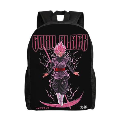 Dragon Ball Black Goku Backpack for Men Women Fashion High School Work Daypack  Laptop Shoulder Bag Outdoor