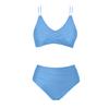 Women's Slimming Two-Piece Swimsuit Ruched Tummy  Bathing Suit  Swimwear