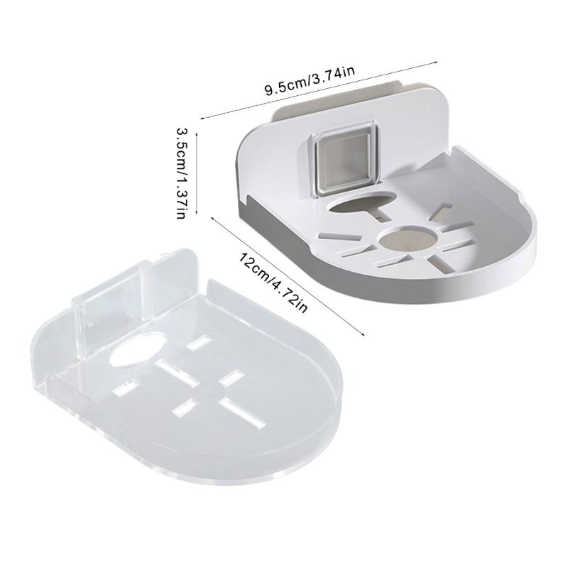 Adhesive Wall Mounted Security Camera Bracket No Drilling Surveillances Camera Holder Shelf for Baby Monitors,Speakers