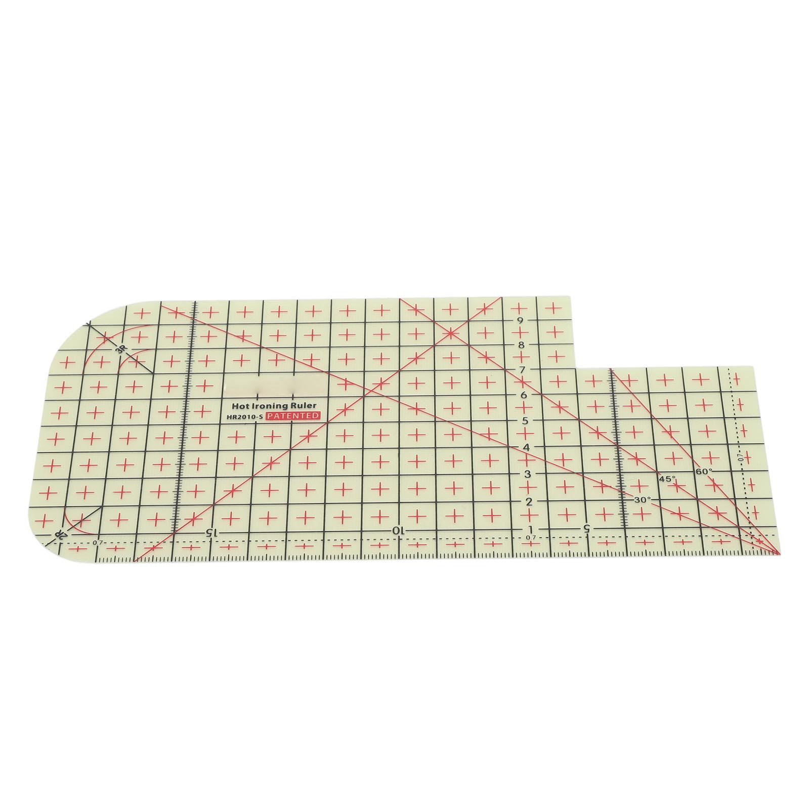 Hot Hem Ruler Professional Heat Resistance Flexible Slip Resistance Sewing Ironing Ruler For Sewing And Quilting HR2010 5
