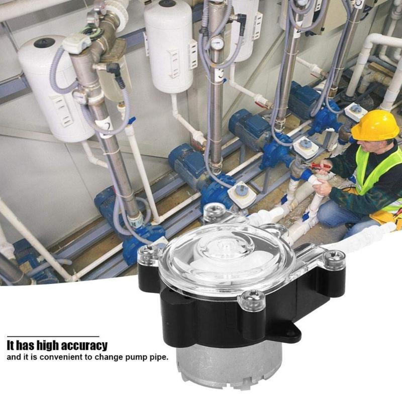 Multipurpose 12V Metal Peristaltic Pump Positive Negative Rotation 0.1 60RPM Flows Rate Lab Equipment Aquarium Use