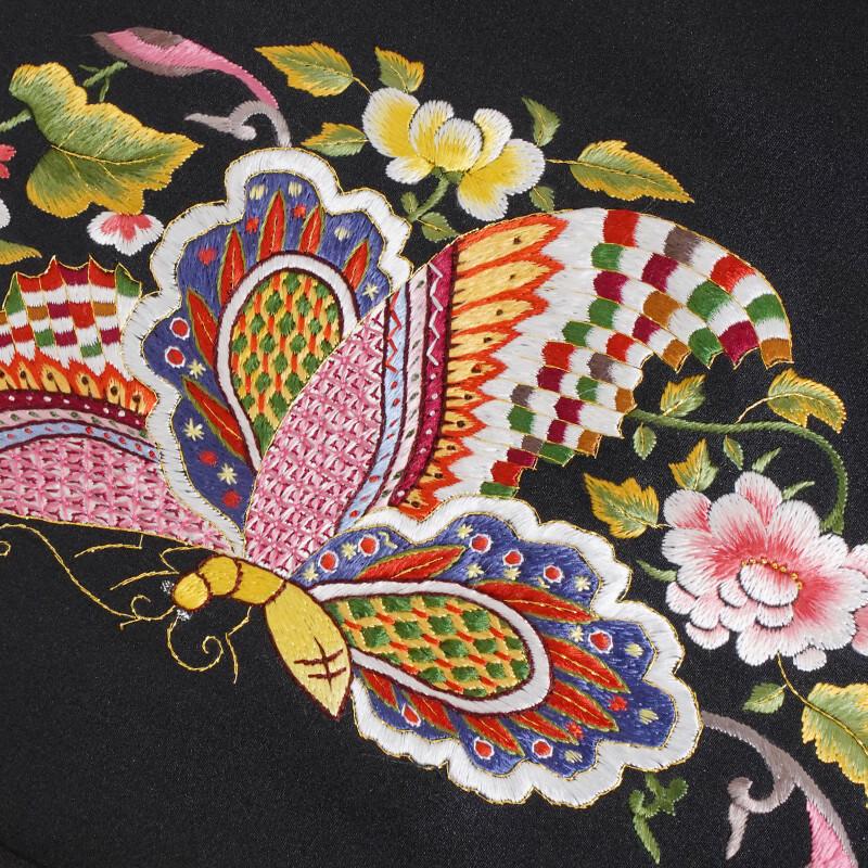 Forbidden City Hand-Embroidered Mulberry Silk Shawl