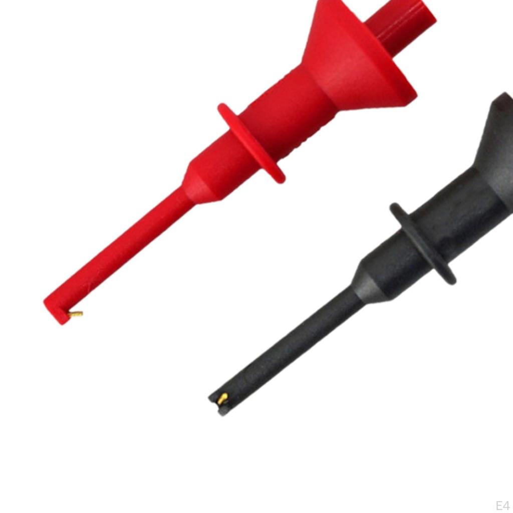 2 Pieces IC Grabber Test Hook Clip Lightweight DIY Electrical Automobile Inspection Female Jack