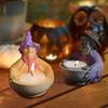 Halloween Theme Silicone Candlestick Molds Skull Witch Silicones Mould For Candle Stand Tealight Holder Home Decoration