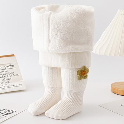 Baby Bottoms Padded Thickened Baby Pantyhose Fall and Winter Girls One-piece Children's Bottoming Socks