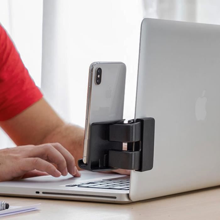 SHOP-STORY - CLIPLINK : Support Smartphone Multi Positions pour Écran d'Ordinateur