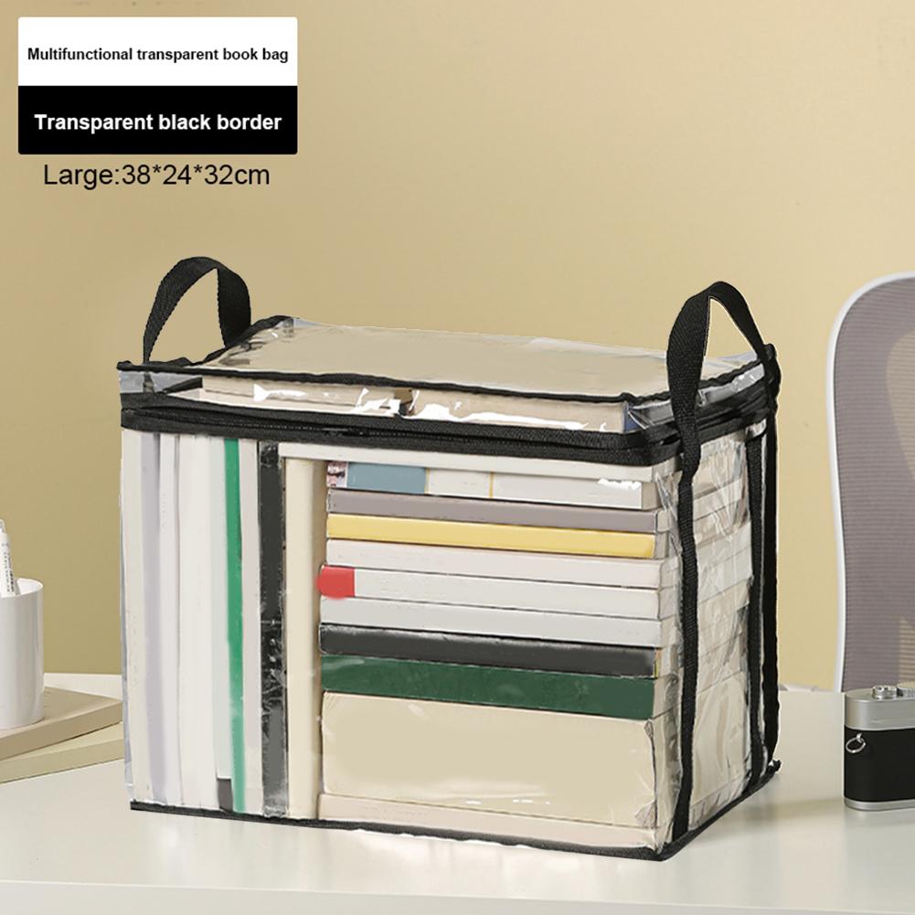 Foldable Book Box Student Organization Waterproof Storage Maximize Living Space