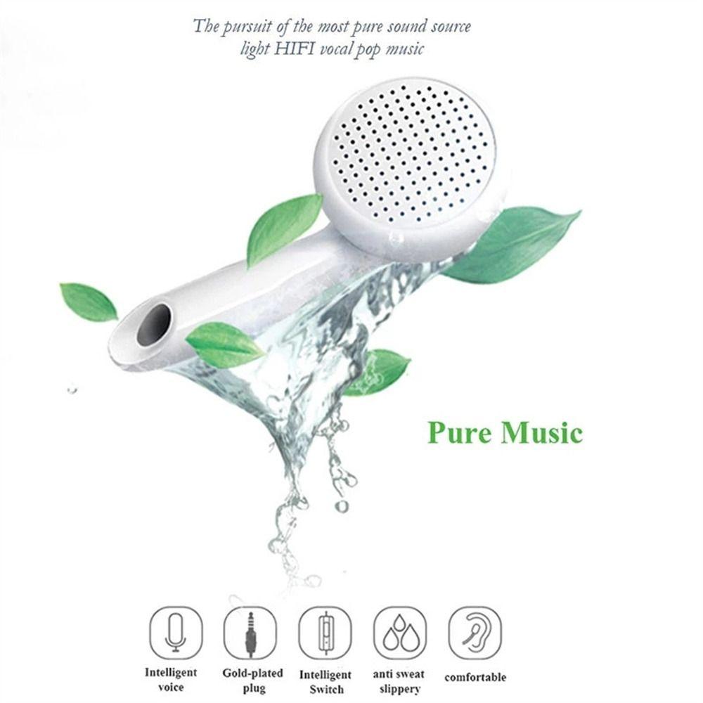 Phone Headset 3.5mm Stereo Bass Sport Headset In Ear Earphones Flat Earbuds Wired Earphones