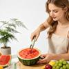 Stainless Steel Melon Baller with Ergonomic Handle and Integrated Scoop for Fruit and Vegetable Preparation Kitchen Tool