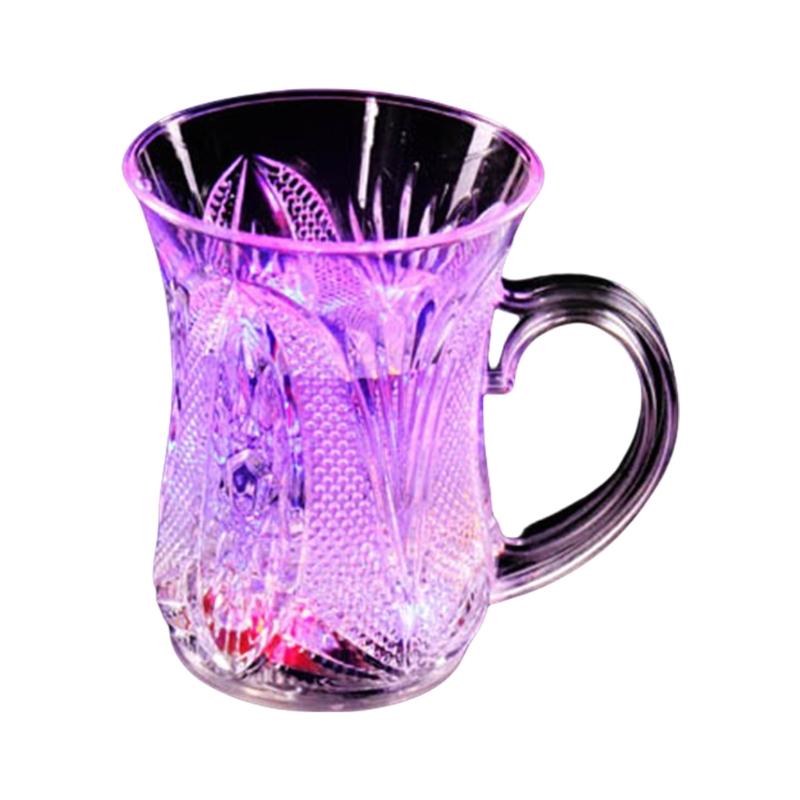 

Colorful Glowing Cups Drinkware Colorful Tumblers Glowing Drinkware Acrylic Texture Suitable for Couple and Friend 1