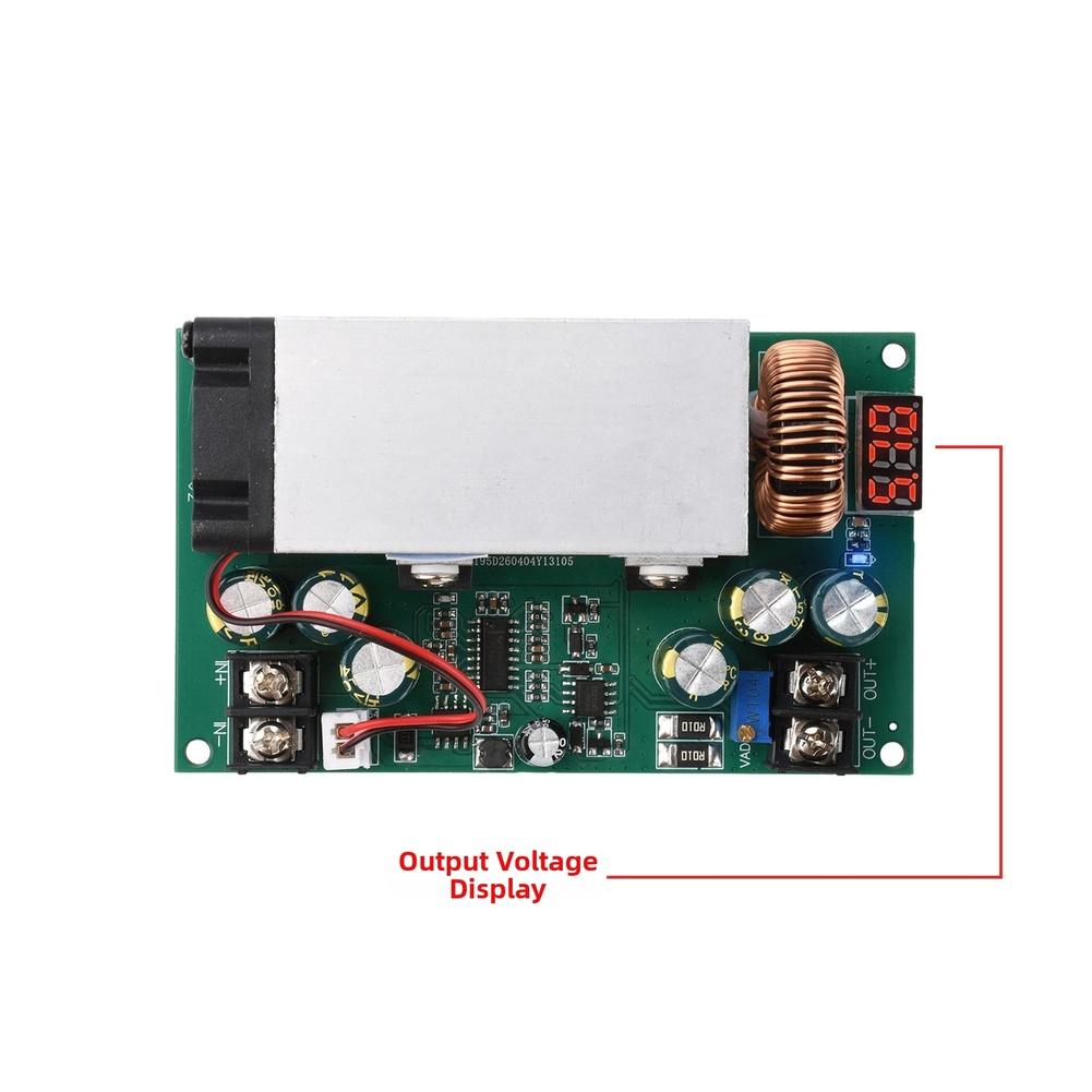 Industrial Step Down Module 12V-75V Input Adjustable Output 5V 19V 21V 24V 48V 600W 25A with Real-Time Digital Display