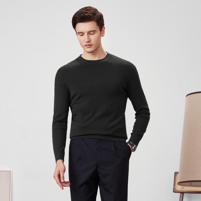 FIRS Men's Fine Wool Crew Neck Sweater