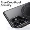 KEYSION N52 Magnetic 360° Ring Stand Case for MagSafe for Samsung Galaxy S25 Ultra 5G S25+ Matte Transparent Shockproof Phone Cover