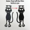Kawaii schwarze Katzen-Lesezeichen für Bücher, 3D-Stereo-Tier-Lesezeichen für Geschenke von Schülern und Lehrern, Schreibwaren